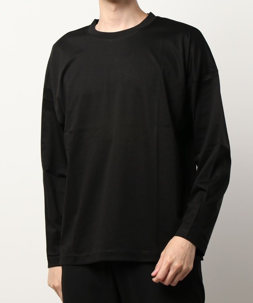 A4A(エーフォーエー)の「A4A/エーフォーエー/モダールシルケットロングスリーブTシャツ/Modal Mercet L/S Tee(Tシャツ/カットソー・メンズ・ホワイト/ブラック/グレー/チャコール・FREE)」の8枚目の写真