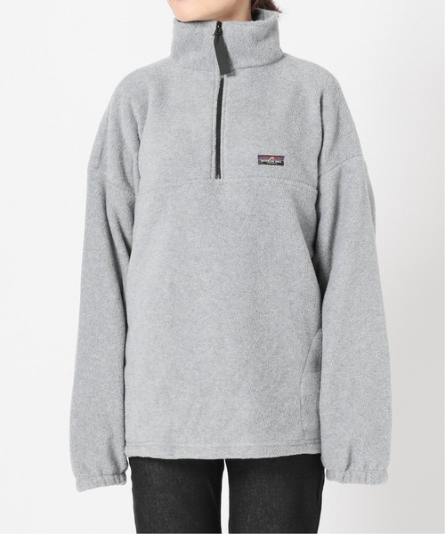 SLOBE IENA（スローブイエナ）の「【SUNRISE MILL 】SWAMP ハーフジップブルゾン【洗濯機洗い可】◆（ブルゾン・レディース・グレー/ネイビー・FREE）」の12枚目の写真