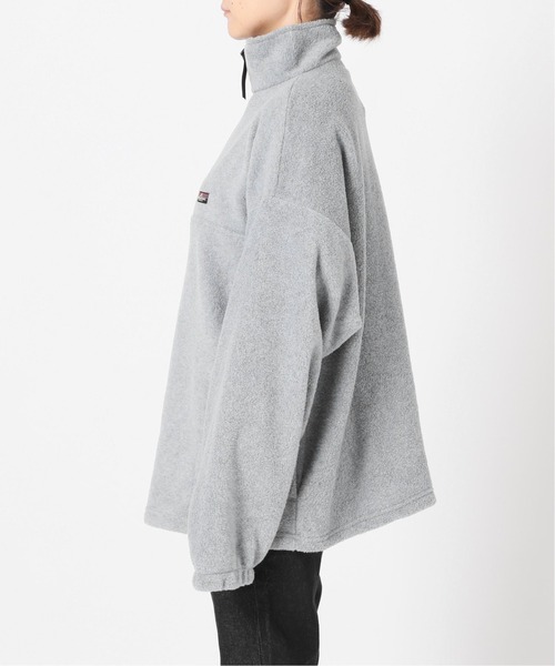 SLOBE IENA（スローブイエナ）の「【SUNRISE MILL 】SWAMP ハーフジップブルゾン【洗濯機洗い可】◆（ブルゾン・レディース・グレー/ネイビー・FREE）」の13枚目の写真