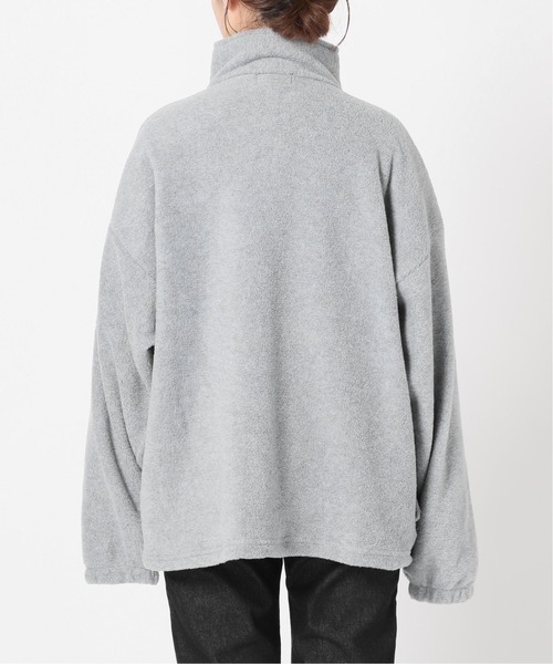 SLOBE IENA（スローブイエナ）の「【SUNRISE MILL 】SWAMP ハーフジップブルゾン【洗濯機洗い可】◆（ブルゾン・レディース・グレー/ネイビー・FREE）」の14枚目の写真