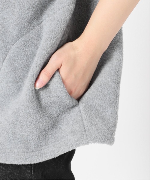 SLOBE IENA（スローブイエナ）の「【SUNRISE MILL 】SWAMP ハーフジップブルゾン【洗濯機洗い可】◆（ブルゾン・レディース・グレー/ネイビー・FREE）」の19枚目の写真