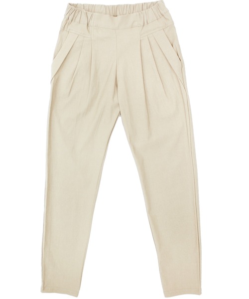 Social GIRL（ソーシャルガール）の「2タック 裏起毛 ストレッチ テーパードパンツ イージーパンツ（その他パンツ・レディース・ネイビー/オフホワイト/ベージュ/カーキ/ブラック/グレイッシュベージュ・L/LL/M）」の20枚目の写真