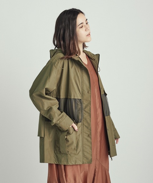 DRWCYS（ドロシーズ）の「バックフリルミリタリーブルゾン（ミリタリージャケット・レディース・カーキ/キャメル・FREE）」の22枚目の写真