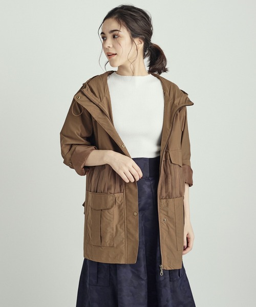 DRWCYS（ドロシーズ）の「バックフリルミリタリーブルゾン（ミリタリージャケット・レディース・カーキ/キャメル・FREE）」の13枚目の写真