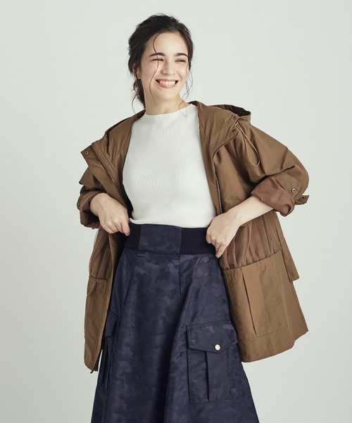 DRWCYS（ドロシーズ）の「バックフリルミリタリーブルゾン（ミリタリージャケット・レディース・カーキ/キャメル・FREE）」の16枚目の写真