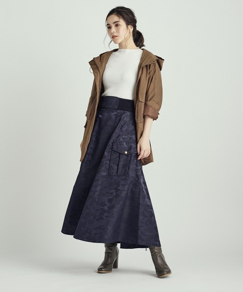 DRWCYS（ドロシーズ）の「バックフリルミリタリーブルゾン（ミリタリージャケット・レディース・カーキ/キャメル・FREE）」の5枚目の写真