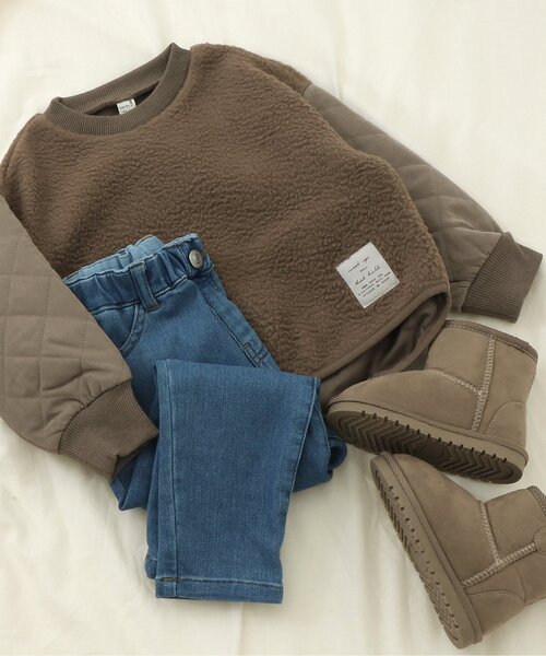 apres les cours(アプレレクール)の「ボアブーツ(ブーツ・キッズ・ベージュ/ブラウン/ピンク/レインボー・19/20/17/14/15 /16/18/21/13)」の16枚目の写真