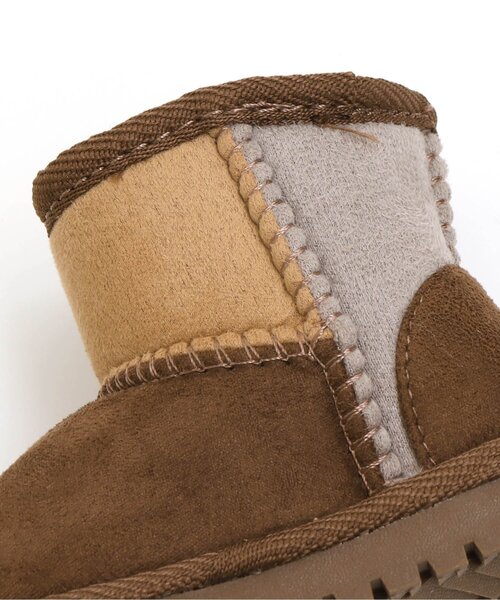 apres les cours(アプレレクール)の「ボアブーツ(ブーツ・キッズ・ベージュ/ブラウン/ピンク/レインボー・19/20/17/14/15 /16/18/21/13)」の13枚目の写真