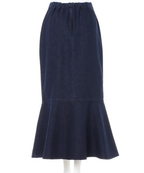 MLI'A（エムリア）の「デニムマーメイドスカート（スカート・レディース・インディゴブルー/ブラック系その他7・FREE）」の5枚目の写真