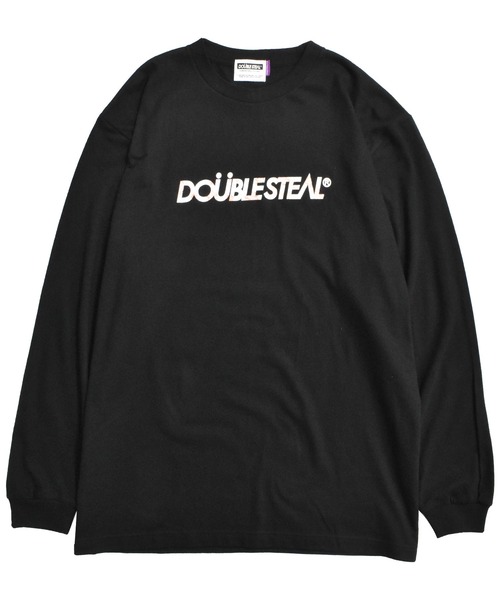DOUBLE STEAL(ダブルスティール)の「Flower Logo 長袖Tシャツ(Tシャツ/カットソー・メンズ・ブラック/ホワイト・X-LARGE/MEDIUM/LARGE)」の1枚目の写真
