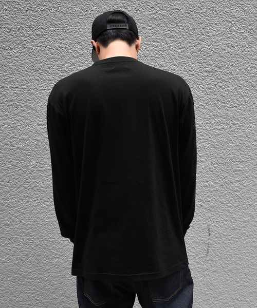 DOUBLE STEAL(ダブルスティール)の「Flower Logo 長袖Tシャツ(Tシャツ/カットソー・メンズ・ブラック/ホワイト・X-LARGE/MEDIUM/LARGE)」の9枚目の写真