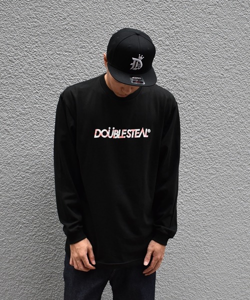 DOUBLE STEAL(ダブルスティール)の「Flower Logo 長袖Tシャツ(Tシャツ/カットソー・メンズ・ブラック/ホワイト・X-LARGE/MEDIUM/LARGE)」の10枚目の写真
