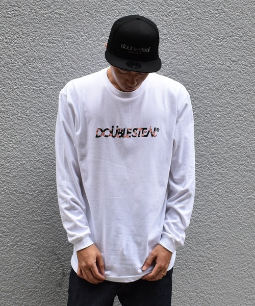 DOUBLE STEAL(ダブルスティール)の「Flower Logo 長袖Tシャツ(Tシャツ/カットソー・メンズ・ブラック/ホワイト・X-LARGE/MEDIUM/LARGE)」の6枚目の写真