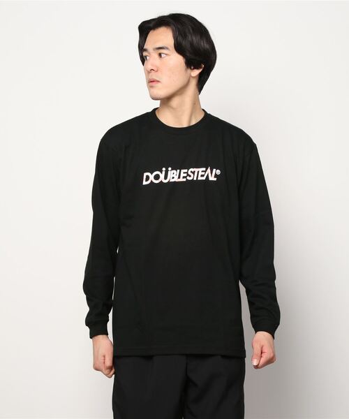 DOUBLE STEAL(ダブルスティール)の「Flower Logo 長袖Tシャツ(Tシャツ/カットソー・メンズ・ブラック/ホワイト・X-LARGE/MEDIUM/LARGE)」の14枚目の写真