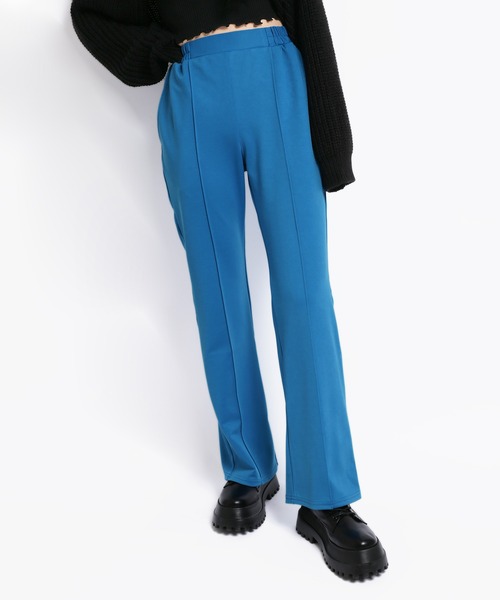 WC(ダブル シー)の「カラーイージーパンツ(スラックス・レディース・ピンク/オレンジ/ブルー/グリーン・FREE)」の2枚目の写真