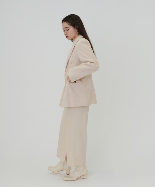 TINA:JOJUN(ティーナジョジュン)の「コーデュロイ ジャケット TINA:JOJUN(テーラードジャケット・レディース・カーキ/アイボリー・M)」の9枚目の写真