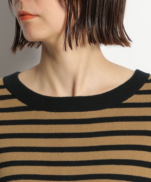 niko and...(ニコアンド)の「洗える2WAYネックデザインプルオーバー(ニット/セーター・レディース・ライトグレー/ブラック/ネイビー/ブラウン・MEDIUM/LARGE)」の13枚目の写真