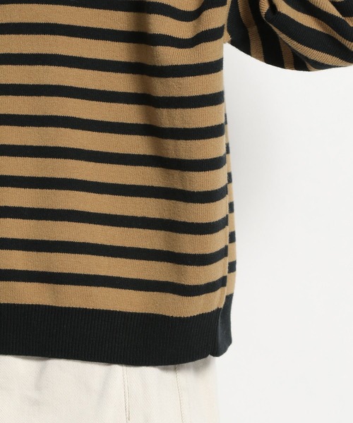 niko and...(ニコアンド)の「洗える2WAYネックデザインプルオーバー(ニット/セーター・レディース・ライトグレー/ブラック/ネイビー/ブラウン・MEDIUM/LARGE)」の16枚目の写真