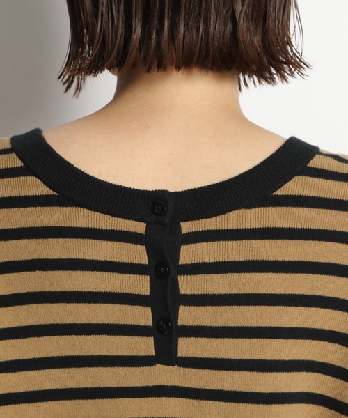 niko and...(ニコアンド)の「洗える2WAYネックデザインプルオーバー(ニット/セーター・レディース・ライトグレー/ブラック/ネイビー/ブラウン・MEDIUM/LARGE)」の17枚目の写真