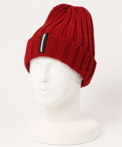 MANASTASH(マナスタッシュ)の「MANASTASH/マナスタッシュ 90S LOGO BEANIE 2(ニットキャップ/ビーニー・メンズ・ダークグレー/ライトベージュ/ブラック/オリーブ/インディゴブルー/レッド系その他・FREE)」の17枚目の写真