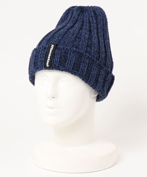 MANASTASH(マナスタッシュ)の「MANASTASH/マナスタッシュ 90S LOGO BEANIE 2(ニットキャップ/ビーニー・メンズ・ダークグレー/ライトベージュ/ブラック/オリーブ/インディゴブルー/レッド系その他・FREE)」の13枚目の写真