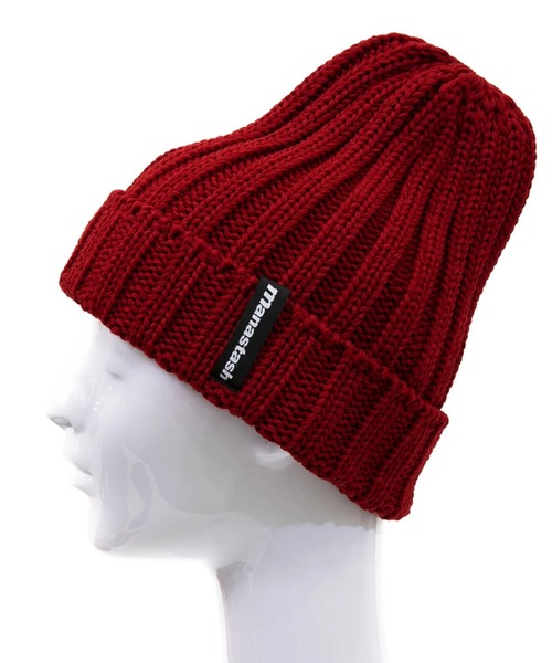 MANASTASH(マナスタッシュ)の「MANASTASH/マナスタッシュ 90S LOGO BEANIE 2(ニットキャップ/ビーニー・メンズ・ダークグレー/ライトベージュ/ブラック/オリーブ/インディゴブルー/レッド系その他・FREE)」の18枚目の写真