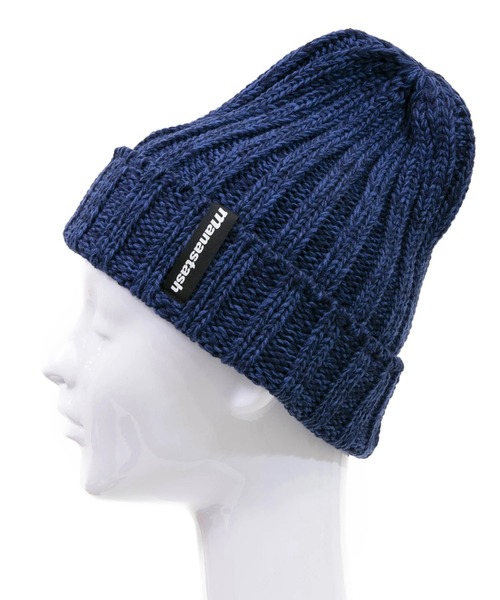 MANASTASH(マナスタッシュ)の「MANASTASH/マナスタッシュ 90S LOGO BEANIE 2(ニットキャップ/ビーニー・メンズ・ダークグレー/ライトベージュ/ブラック/オリーブ/インディゴブルー/レッド系その他・FREE)」の14枚目の写真