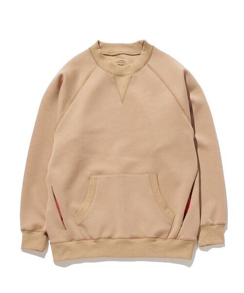 J.PRESS YORK STREET(ジェイプレスヨークストリート)の「【WEB限定カラー有】【UNISEX】ダンボールニットトレーナー(スウェット)」|ベージュ系