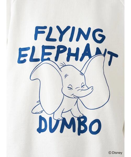 Green Parks(グリーンパークス)の「Dumbo/裏毛プルオーバー*(スウェット・レディース・ホワイト/グリーン・FREE)」の11枚目の写真