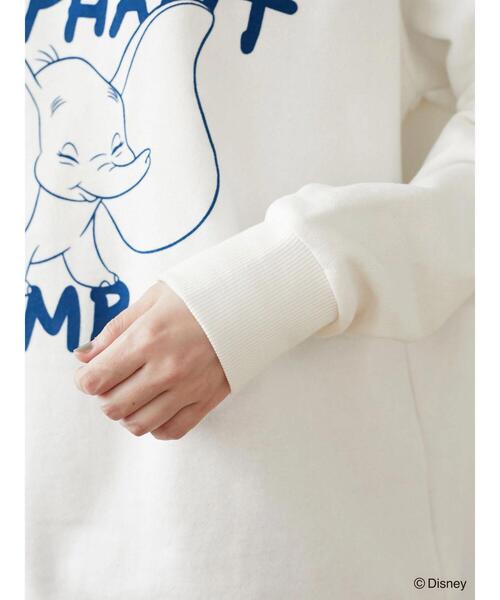 Green Parks(グリーンパークス)の「Dumbo/裏毛プルオーバー*(スウェット・レディース・ホワイト/グリーン・FREE)」の12枚目の写真