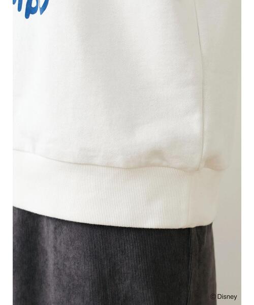 Green Parks(グリーンパークス)の「Dumbo/裏毛プルオーバー*(スウェット・レディース・ホワイト/グリーン・FREE)」の13枚目の写真