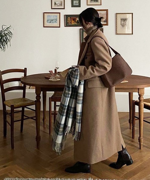 セール】ダブルブレストロングチェスターコート（トレンチコート