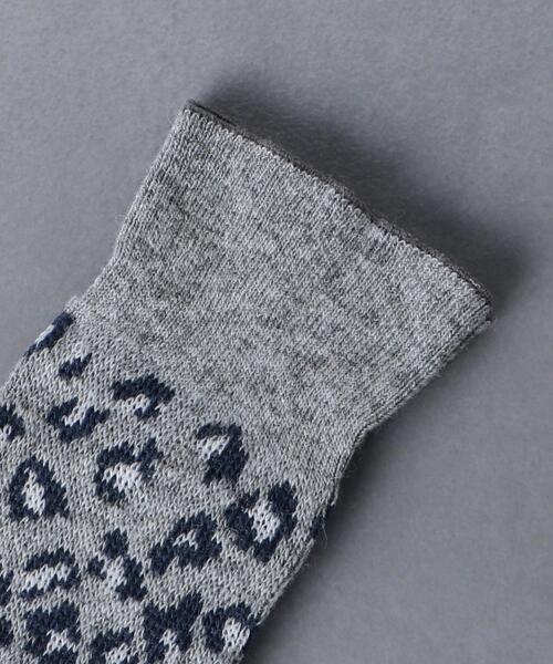 ANTIPAST（アンティパスト）の「＜ANTIPAST (アンティパスト) ＞ レオパード ソックス（ソックス/靴下・メンズ・グレー/ブラック・FREE）」の3枚目の写真