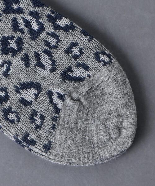 ANTIPAST（アンティパスト）の「＜ANTIPAST (アンティパスト) ＞ レオパード ソックス（ソックス/靴下・メンズ・グレー/ブラック・FREE）」の4枚目の写真