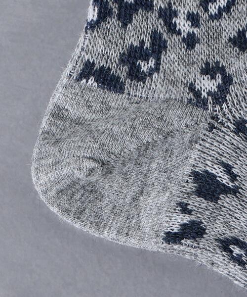 ANTIPAST（アンティパスト）の「＜ANTIPAST (アンティパスト) ＞ レオパード ソックス（ソックス/靴下・メンズ・グレー/ブラック・FREE）」の5枚目の写真