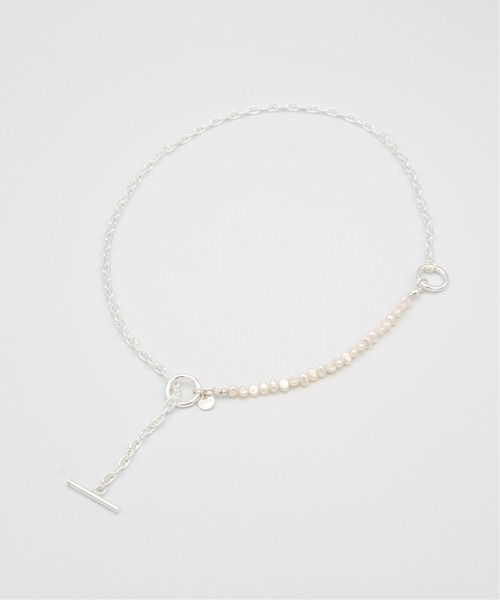 EDIFICE SELECT(エディフィスセレクト)の「【OURA / オーラ】別注 コンビネーションパールラリアットネックレス(ネックレス・メンズ・シルバー・FREE)」の1枚目の写真