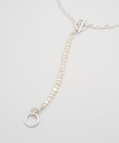 EDIFICE SELECT(エディフィスセレクト)の「【OURA / オーラ】別注 コンビネーションパールラリアットネックレス(ネックレス・メンズ・シルバー・FREE)」の3枚目の写真