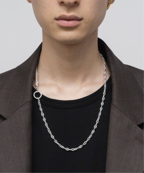 EDIFICE SELECT(エディフィスセレクト)の「【OURA / オーラ】別注 コンビネーションパールラリアットネックレス(ネックレス・メンズ・シルバー・FREE)」の10枚目の写真