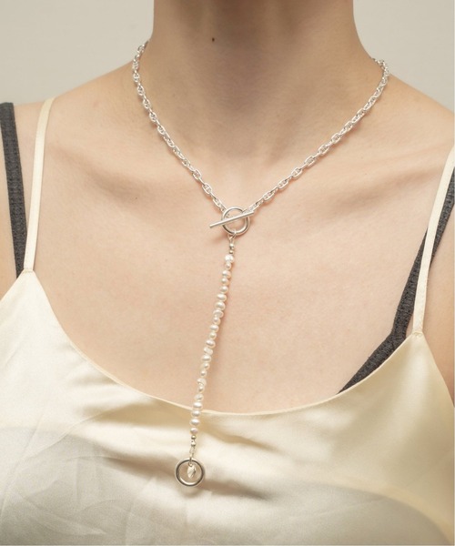EDIFICE SELECT(エディフィスセレクト)の「【OURA / オーラ】別注 コンビネーションパールラリアットネックレス(ネックレス・メンズ・シルバー・FREE)」の12枚目の写真