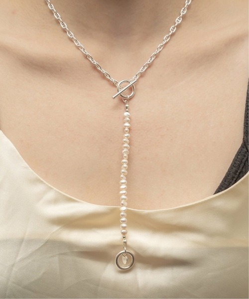 EDIFICE SELECT(エディフィスセレクト)の「【OURA / オーラ】別注 コンビネーションパールラリアットネックレス(ネックレス・メンズ・シルバー・FREE)」の14枚目の写真