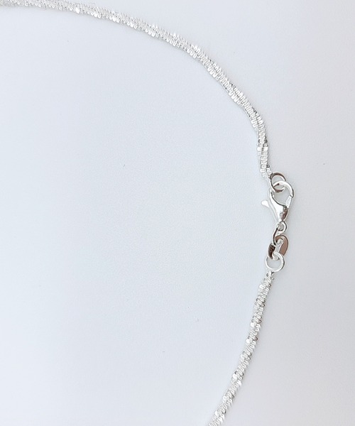 Lace Ladies（レースレディース）の「シンプル チェーンネックレス 2点セット（ネックレス・レディース・シルバー・FREE）」の5枚目の写真