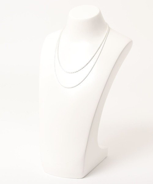 Lace Ladies（レースレディース）の「シンプル チェーンネックレス 2点セット（ネックレス・レディース・シルバー・FREE）」の9枚目の写真