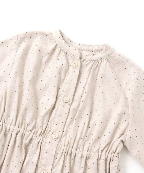 apres les cours(アプレレクール)の「DOTシャツワンピース(シャツワンピース・キッズ・アイボリー・120/80/110/130/90/140/100)」の12枚目の写真