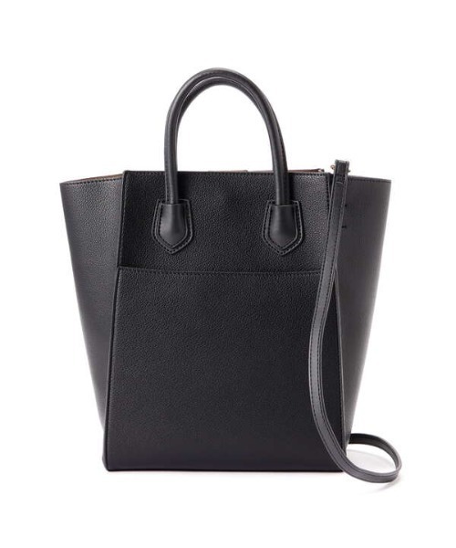 N.（N. Natural Beauty Basic）（エヌエヌナチュラルビューティーベーシック）の「◆スクエアコンビトートバッグ（トートバッグ・レディース・ベージュ/ライトグリーン/ブラック・ﾌﾘ-）」の18枚目の写真