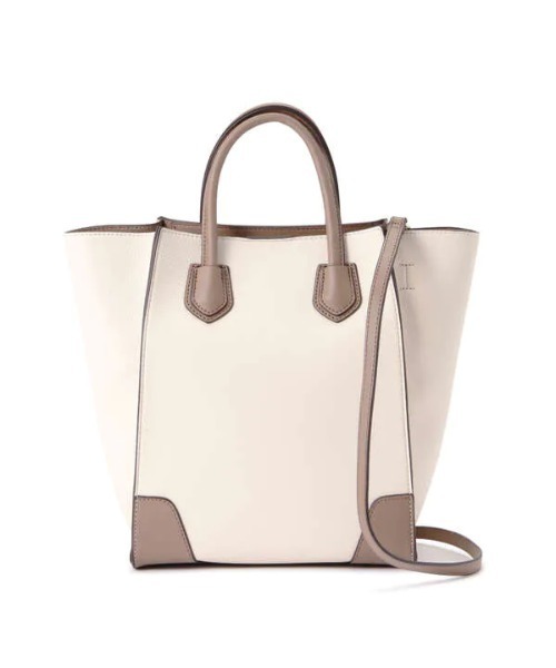 N.（N. Natural Beauty Basic）（エヌエヌナチュラルビューティーベーシック）の「◆スクエアコンビトートバッグ（トートバッグ・レディース・ベージュ/ライトグリーン/ブラック・ﾌﾘ-）」の19枚目の写真