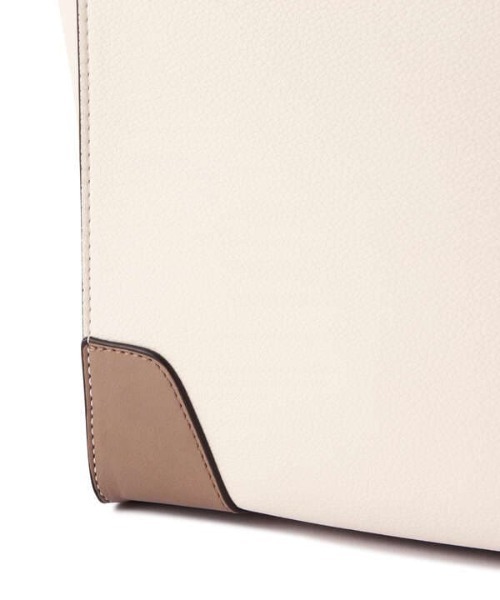 N.（N. Natural Beauty Basic）（エヌエヌナチュラルビューティーベーシック）の「◆スクエアコンビトートバッグ（トートバッグ・レディース・ベージュ/ライトグリーン/ブラック・ﾌﾘ-）」の12枚目の写真