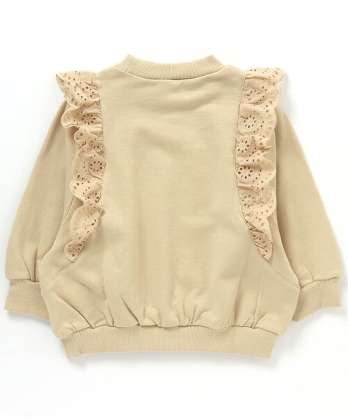 apres les cours（アプレレクール）の「レースフリルトレーナー（スウェット・キッズ・ミント/イエロー/レンガ/ベージュ/ブルー/ピンク・140/90/110/130/100/80/120）」の16枚目の写真
