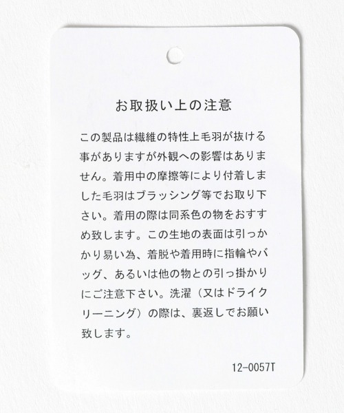 JEANASIS（ジーナシス）の「フロントZIPボアショートフーディ/257357（パーカー・レディース・ブラウン/オフホワイト・FREE）」の11枚目の写真