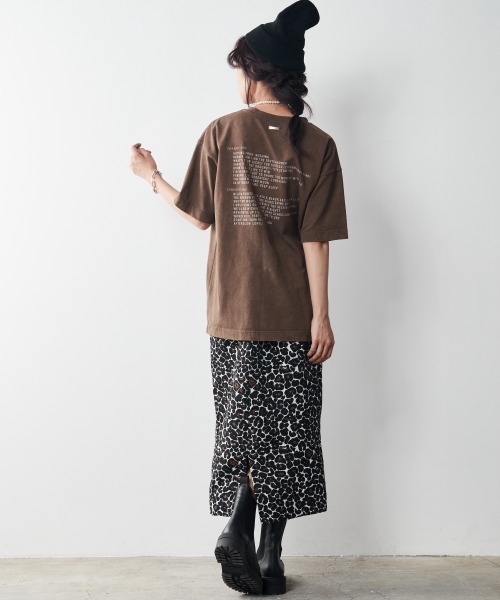 CHIC STYLE(シックスタイル)の「<大きいサイズ>レオパードジャガードタイトロングスカート シックスタイル(スカート・レディース・ブラウン系/ブラック系・5/7/2/4/3/6/1)」の14枚目の写真