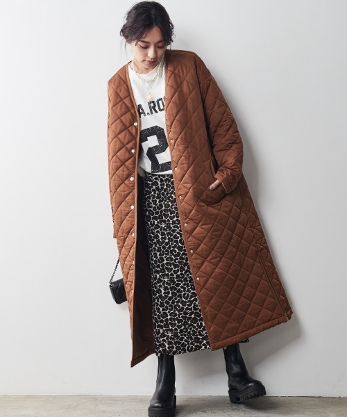 CHIC STYLE(シックスタイル)の「<大きいサイズ>レオパードジャガードタイトロングスカート シックスタイル(スカート・レディース・ブラウン系/ブラック系・5/7/2/4/3/6/1)」の15枚目の写真